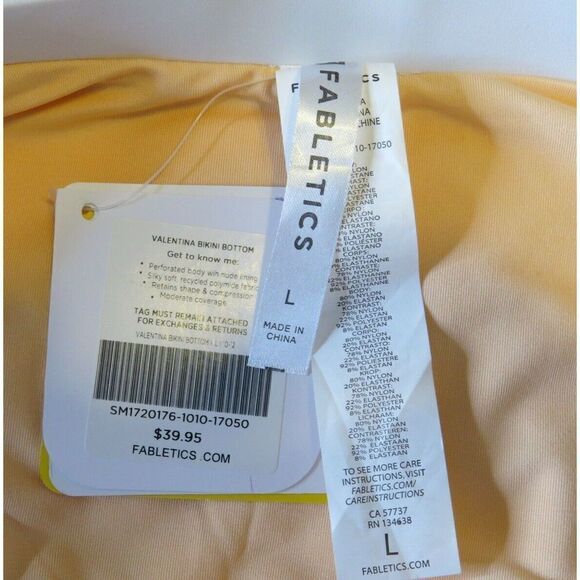 NWT Fabletics Valentina White Bikini Botto… - Picture 5 of 5